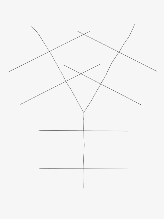 Claude Closky, ‘Without E, S, Y, L,’ 2018, black ballpoint pen on paper, 40 x 30 cm.